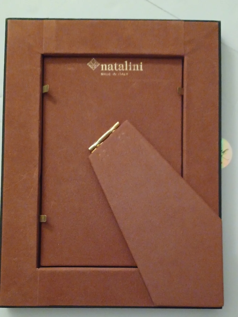 Natalini Italian 2 Picture Frames Red Tan